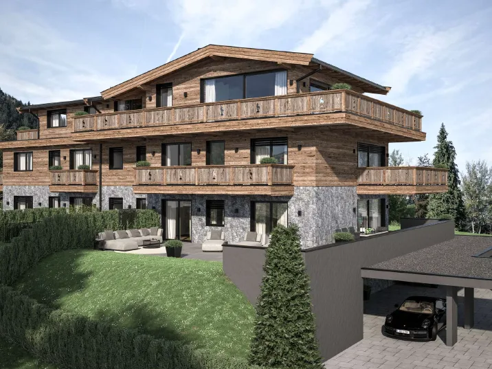 Ski-Out: Erstbezugs-Garten Maisonnettewohnung