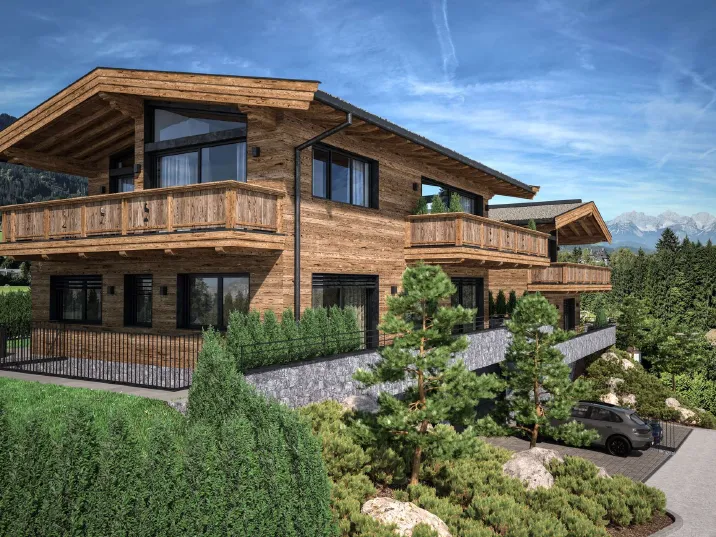 High-End Chalet über dem Talboden